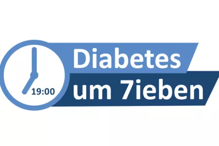 Logo Diabetes um Sieben