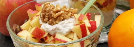 Overnight-Oats mit Apfel-Skyr