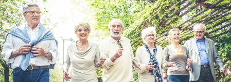 Menschengruppe beim Reha-Sport