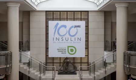 Event 100 Jahre Insulin: Eingangsbereich