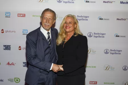 Diabetes-Charity-Gala 2023 - Christoph Daum und Ehefrau