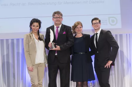 Diabetes Charity Gala 2014 Mariella Ahrens, Oliver Ebert, Jennifer und Julien Fuchsberger