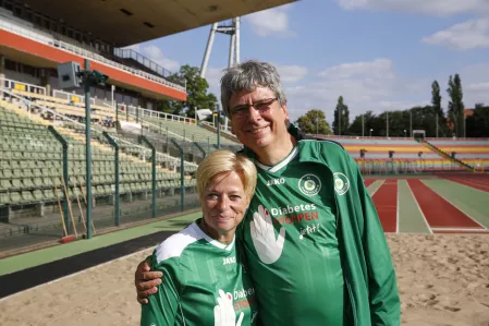 FC Diabetologie vs. FC Bundestag 12. Juni 2018: Nicole Mattig-Fabian und Dr. Jens Kröger