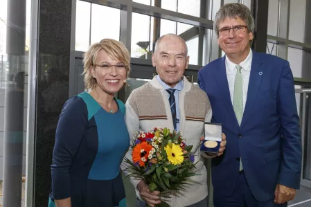 Mehnert-Medaille Preisträger Erich Abt beim Weltdiabetestag 2017