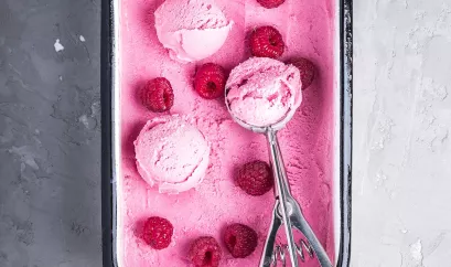 Himbeer-Joghurt-Eis