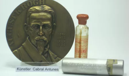 Medaille August Krogh mit Insulinampulle
