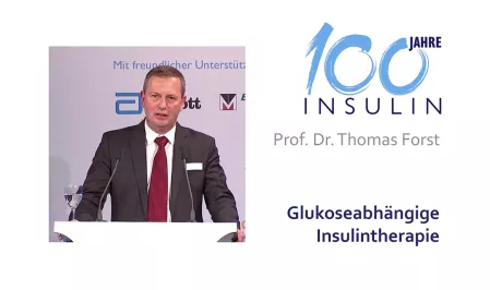 Prof. Dr. Thomas Forst über Glukoseabhängige Insulintherapie