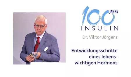 Dr. Viktor Jörgens über die Geschichte des lebenswichtigen Hormons Insulin