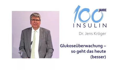 Dr. Jens Kröger über Glukoseüberwachung
