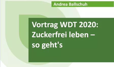 Teaser WDT 2020 Ballschuh Zuckerfrei leben