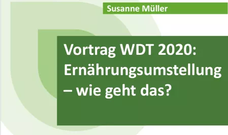 Teaser WDT 2020: Vortrag Müller Ernährungsumstellung
