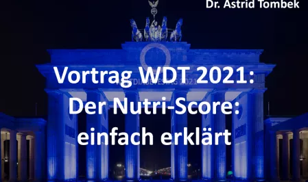 Teaserbild WDT 2021 Vortrag Tombek NutriScore